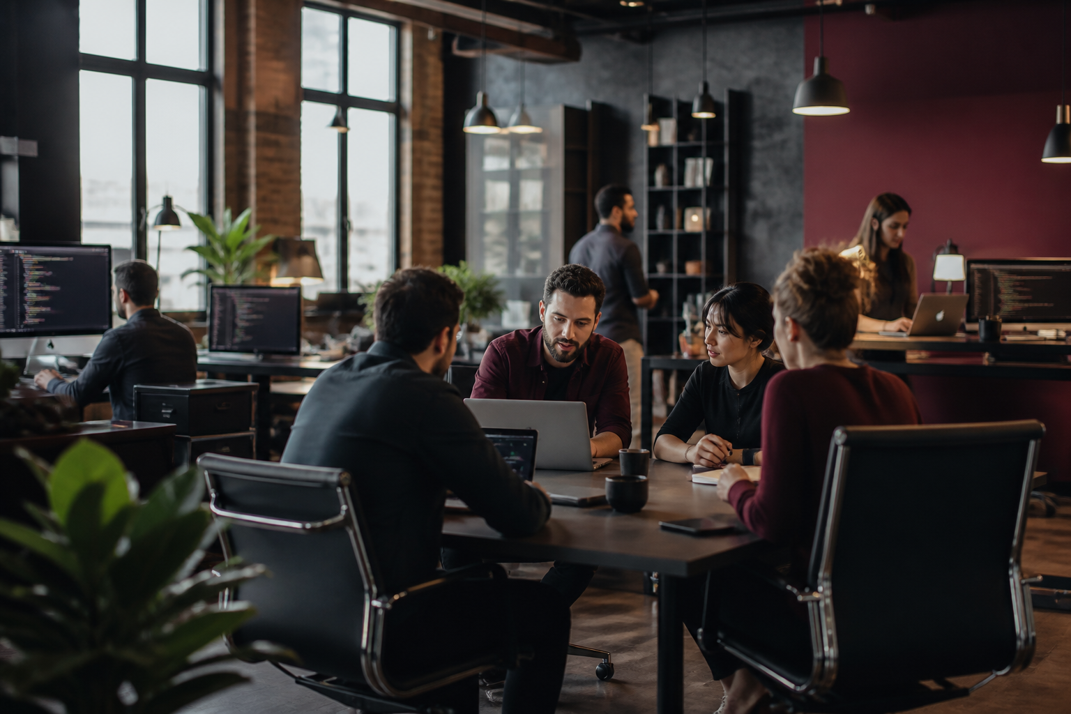 CumulativeApps development team collaborating in a modern office