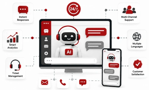 AI Customer Support Solutions – Intelligent AI chat agents and voice bots for 24/7 multi-channel customer support