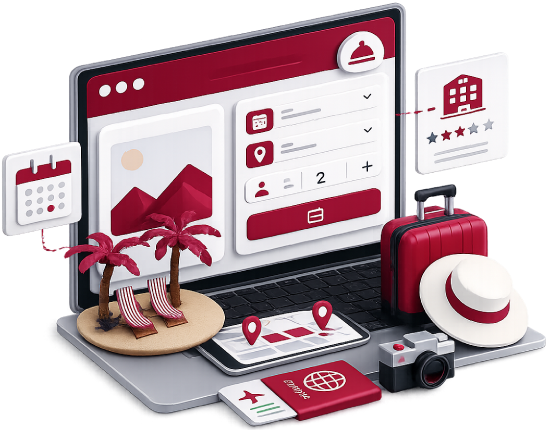 Booking and reservation website development platform with online scheduling, reservations, ticketing, and customer management
