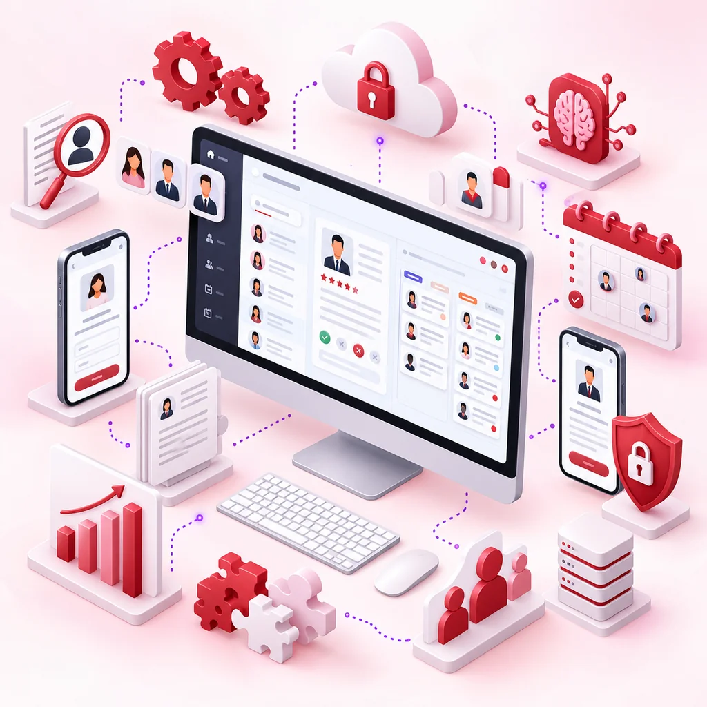 Custom HR And Recruitment Portal Development – Tailored hiring platforms with AI resume screening, candidate pipelines and recruitment automation