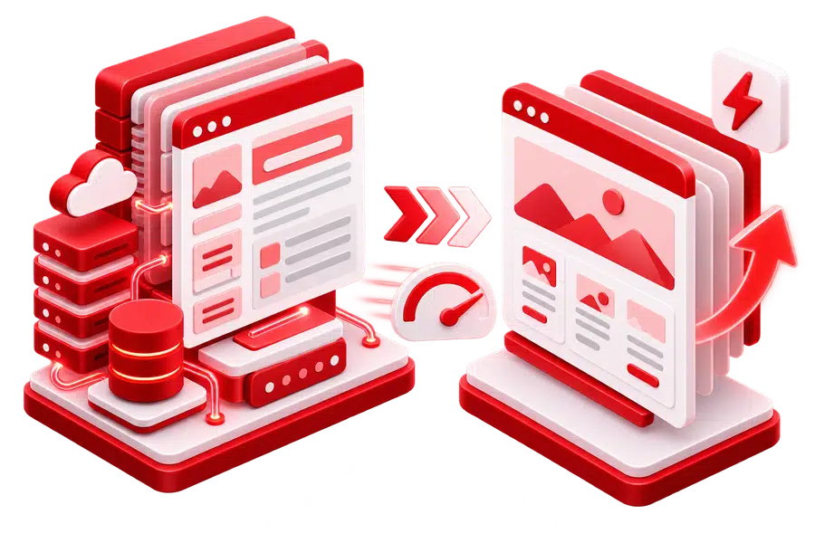Next.js SSR and static rendering development for fast SEO-friendly websites