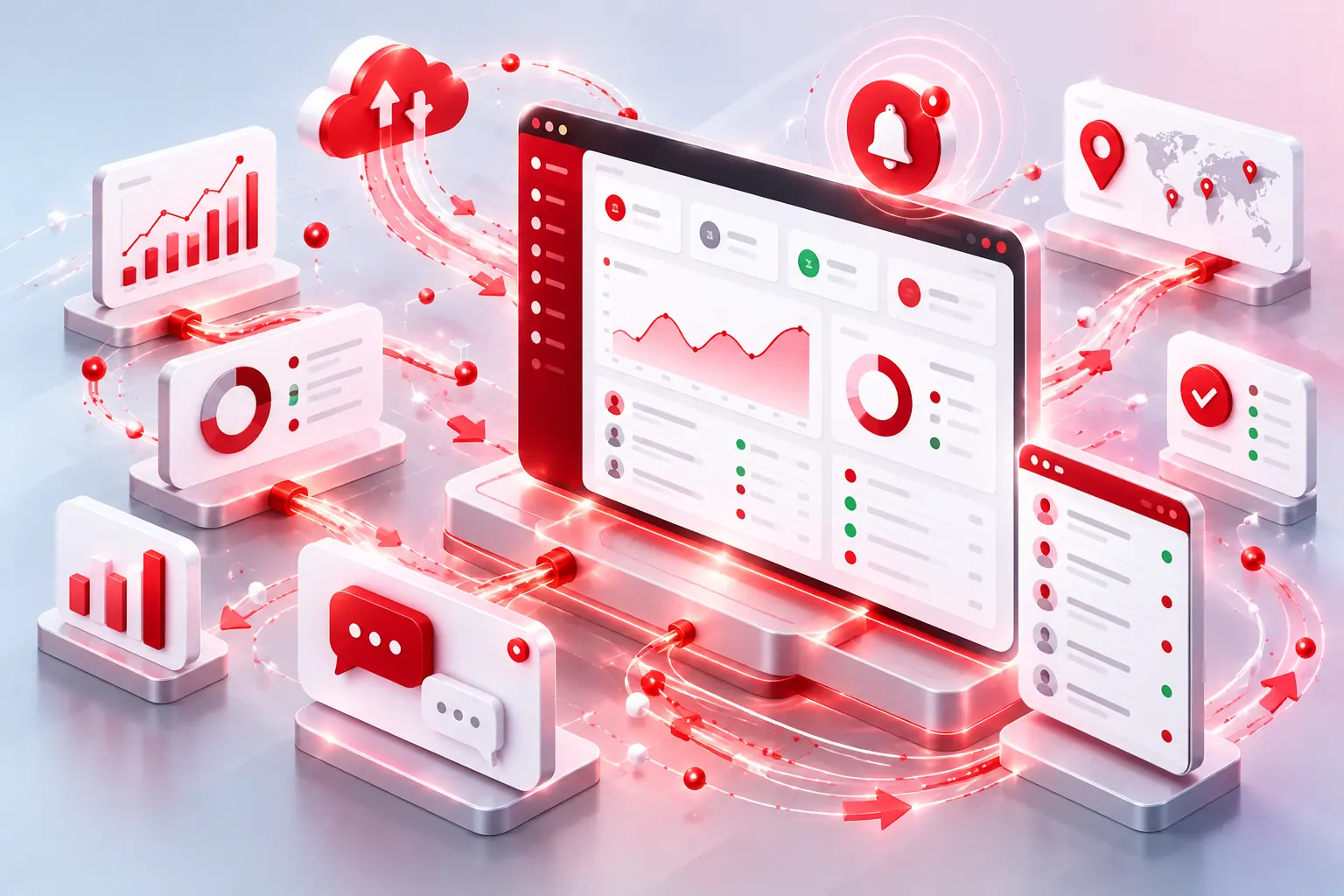 Real-Time Application Development – Chat, notifications, live updates, dashboards and status monitoring