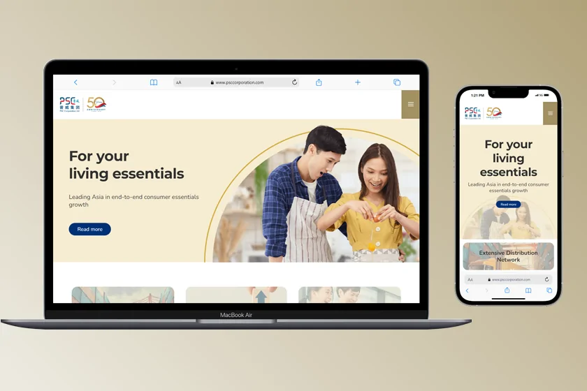 PSC Corporation - Product Awareness Website