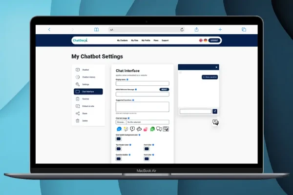 AI chatbot development with OpenAI integration for customer support and knowledge management