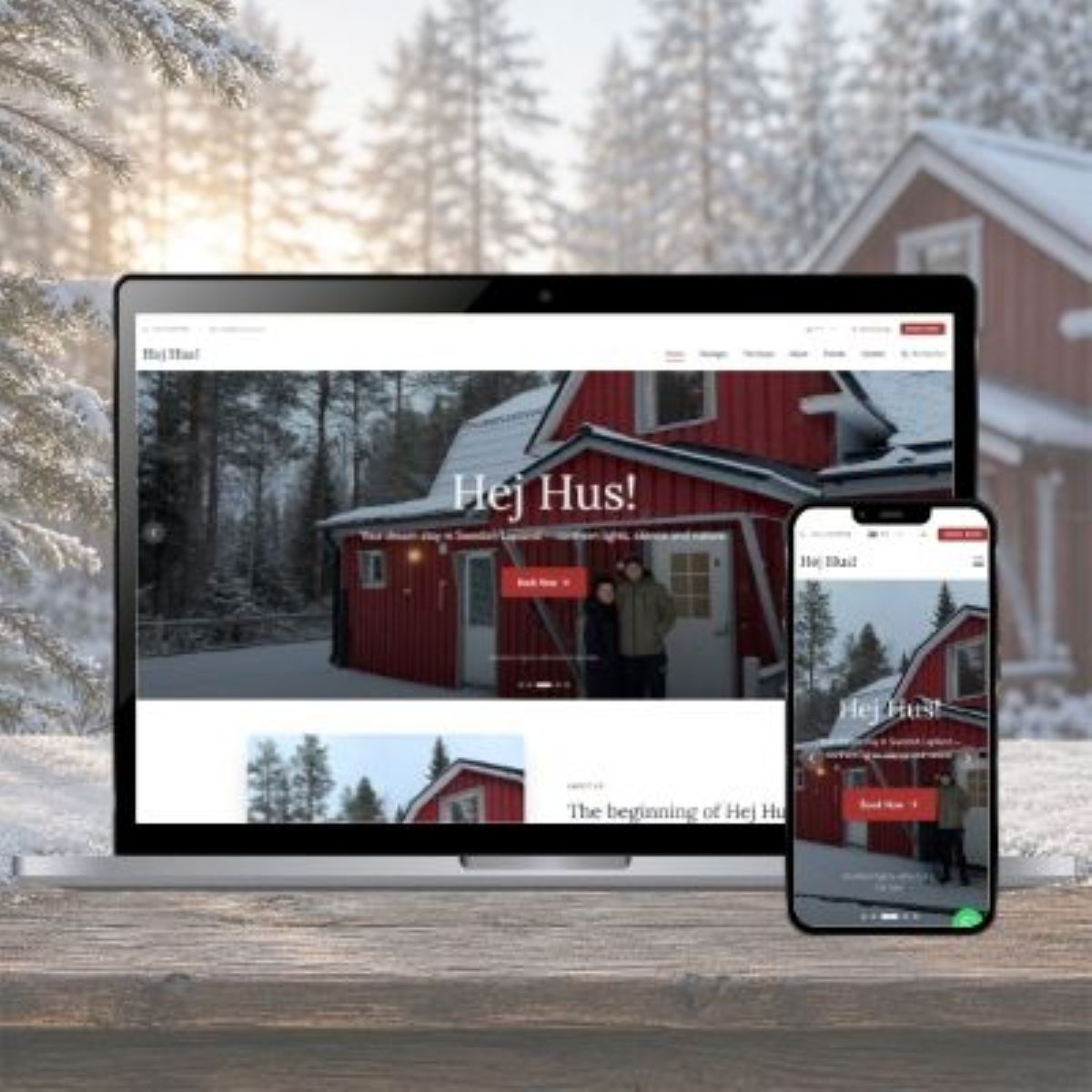 Hej Hush Booking Website Development
